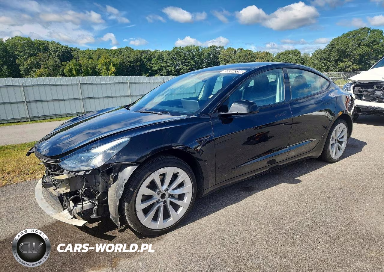2022 Tesla Model 3 VIN:5YJ3E1EA8NF370224 - 1
