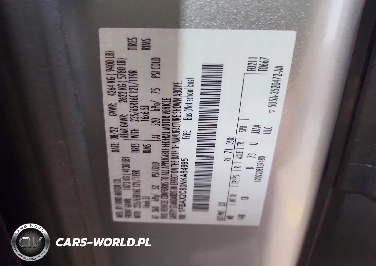 2022 Ford Transit T-350 VIN:1FBAX2C80NKA84995 - 13