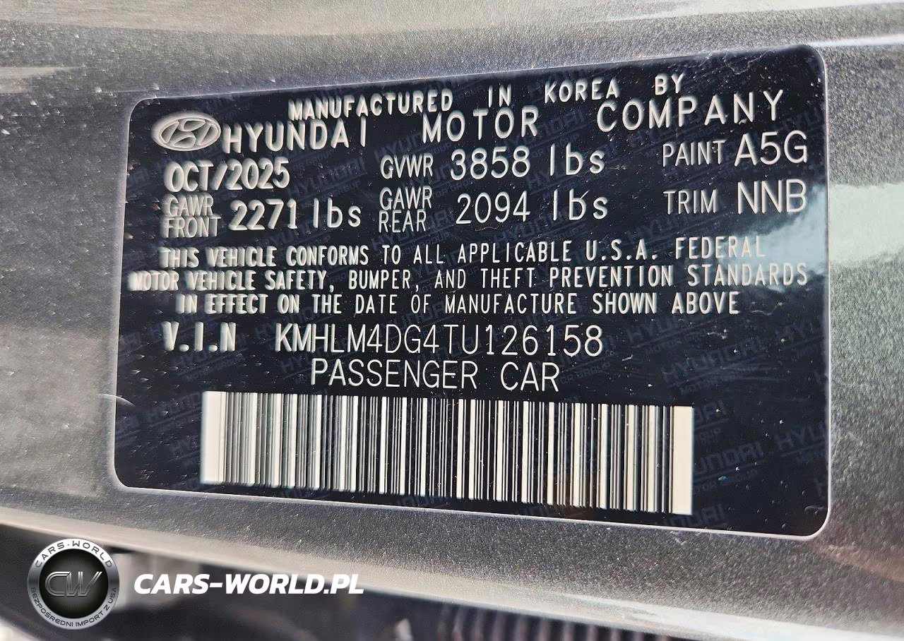 2026 Hyun Elantra Se VIN:KMHLM4DG4TU126158 - 13