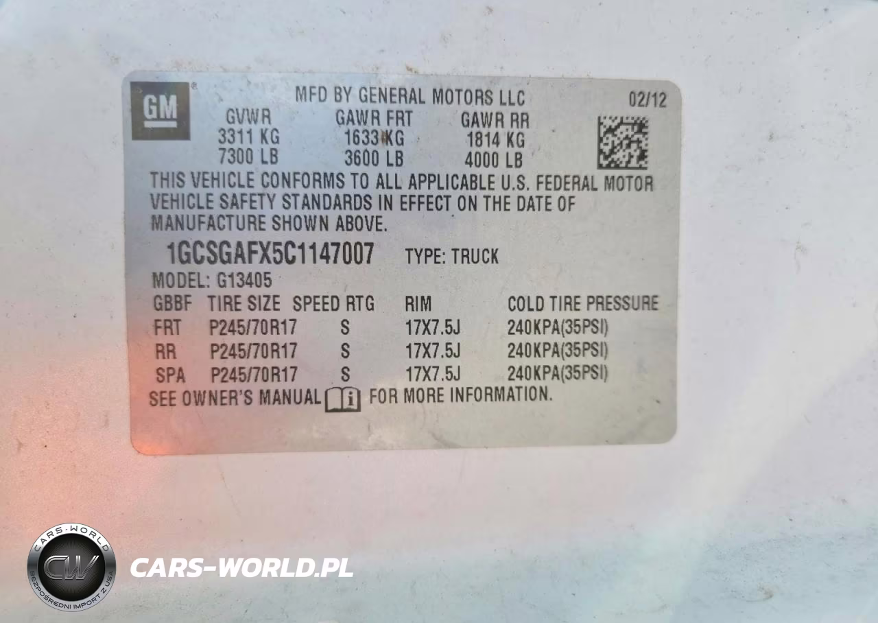 2012 Chevrolet Express G1500 VIN:1GCSGAFX5C1147007 - 13