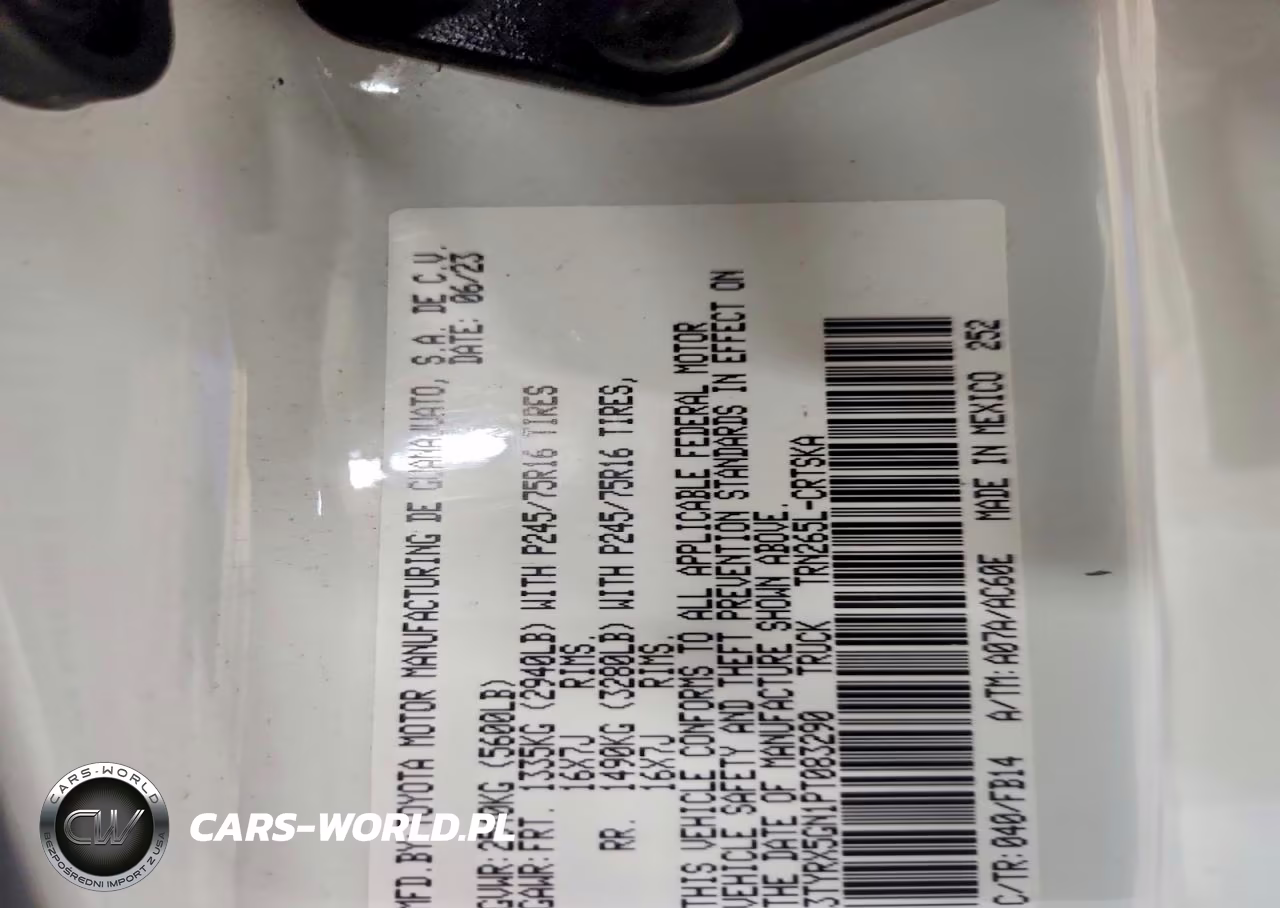 2023 Toyota Tacoma Sr VIN:3TYRX5GN1PT083290 - 12