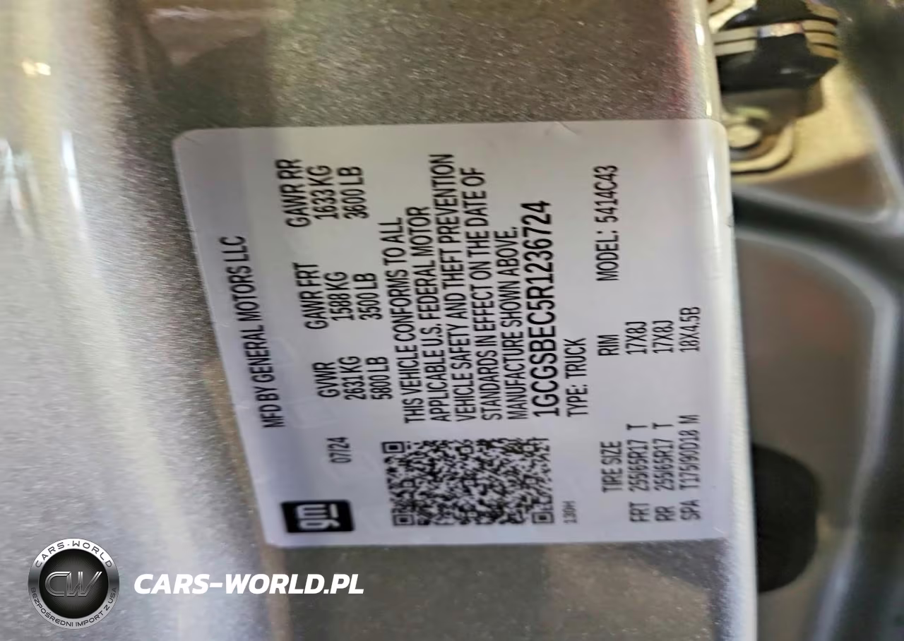 2024 Chevrolet Colorado VIN:1GCGSBEC5R1236724 - 12