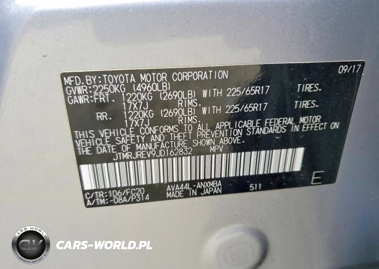 2018 Toyota Rav4 Hybrid Xle VIN:JTMRJREV9JD162832 - 13