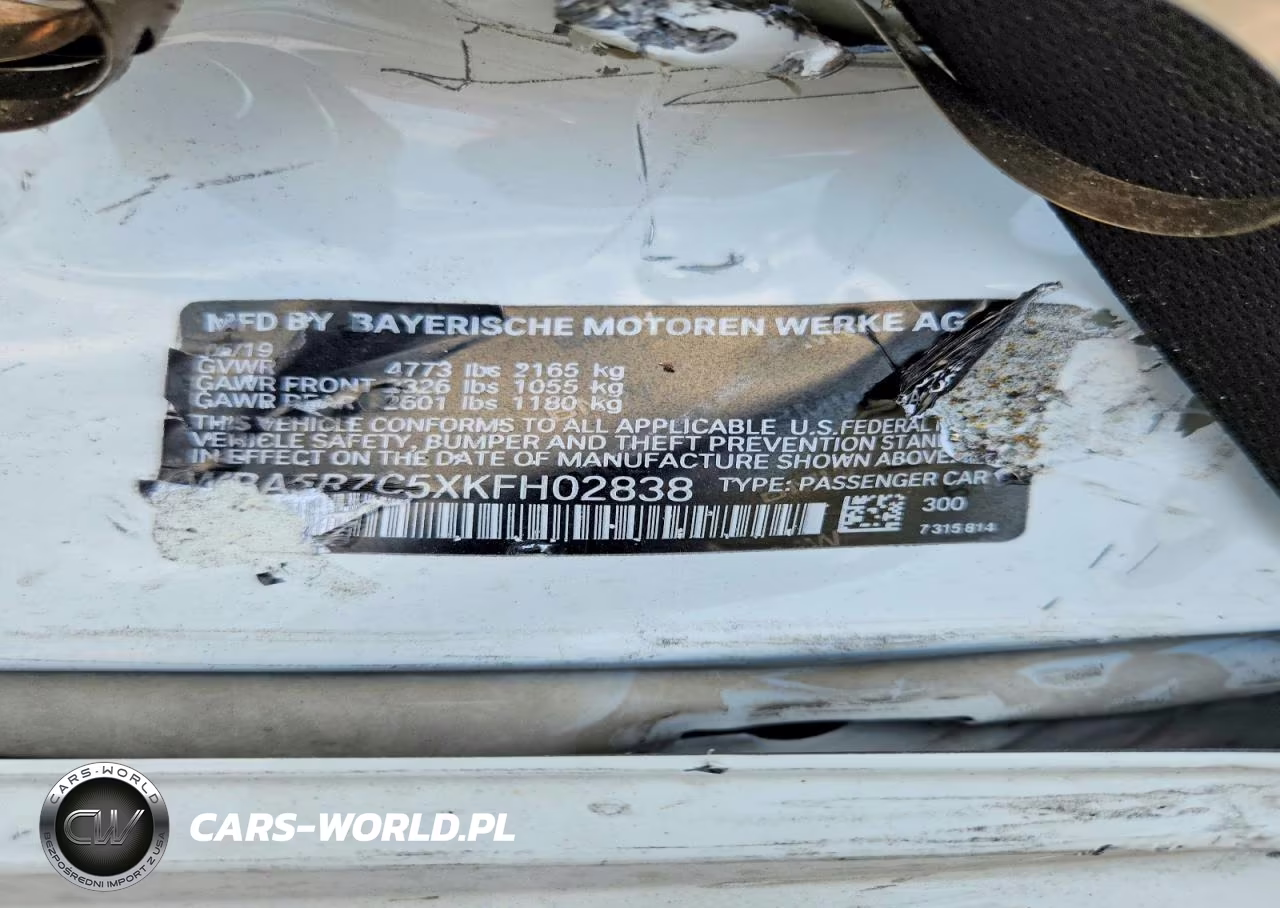 2019 BMW 330Xi VIN:WBA5R7C5XKFH02838 - 12