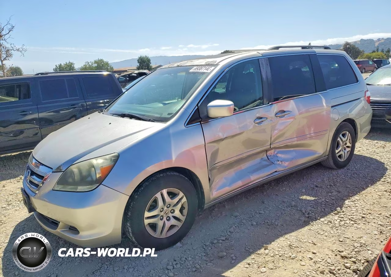 2007 Honda Odyssey Exl VIN:5FNRL387X7B128159 - 1