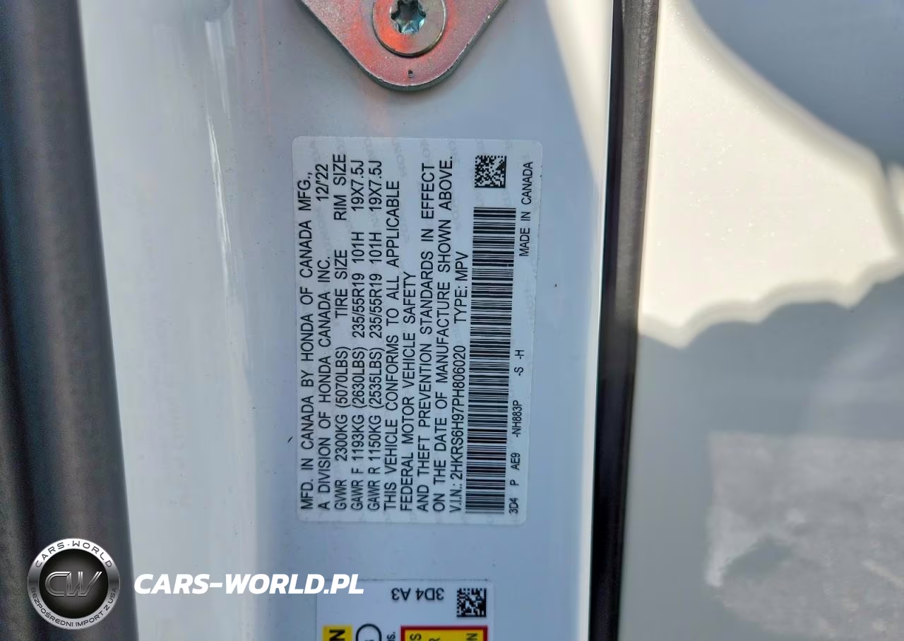 2023 Honda Cr-V Sport Touring VIN:2HKRS6H97PH806020 - 13