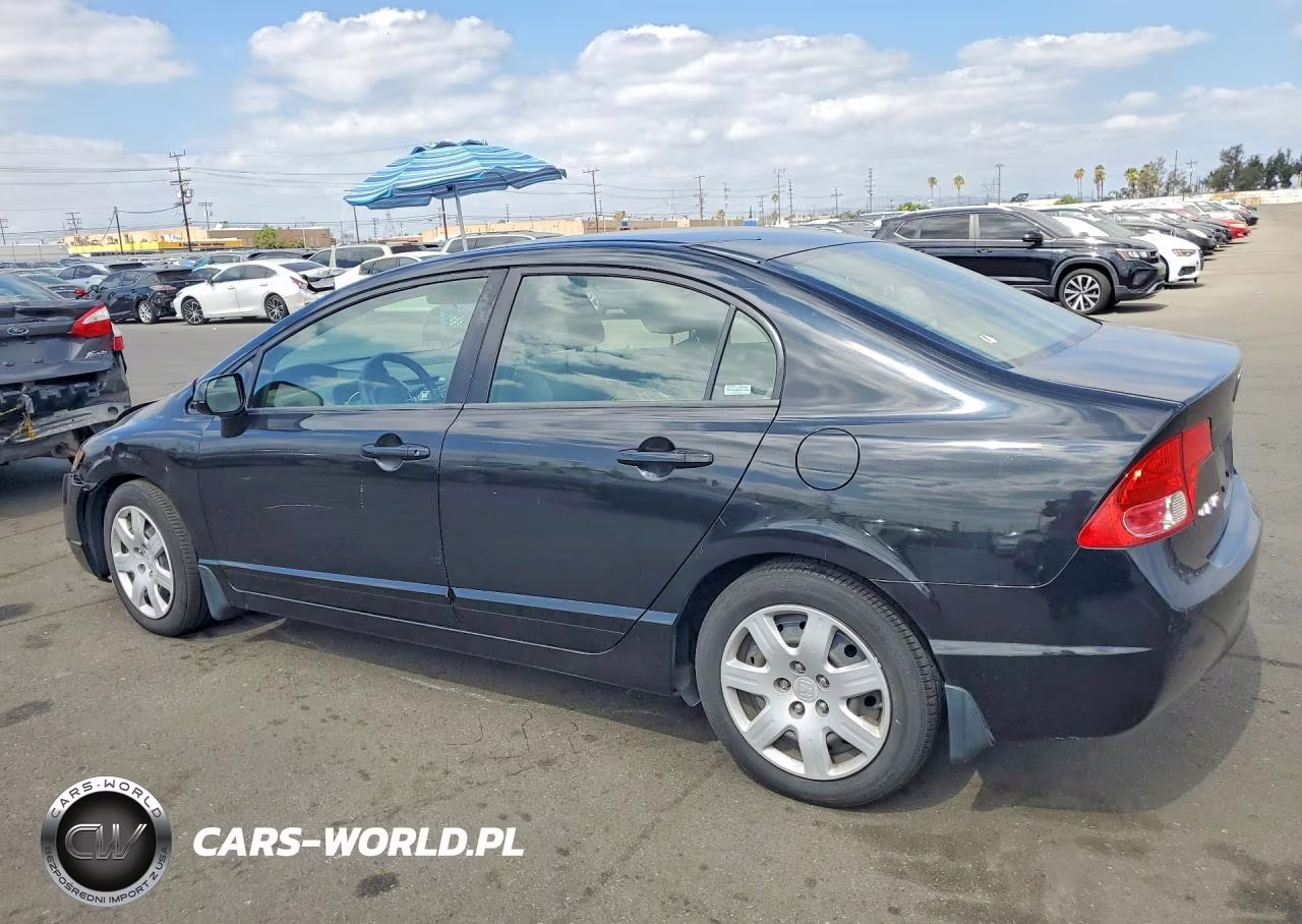 2008 Honda Civic Lx VIN:JHMFA16578S001113 - 2