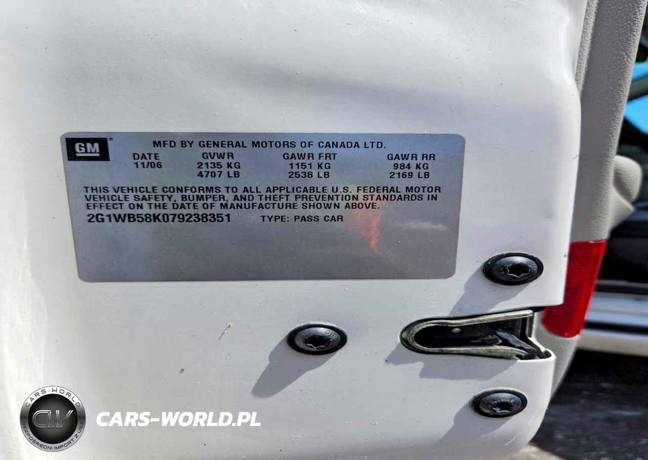 2007 Chevrolet Impala Ls VIN:2G1WB58K079238351 - 12