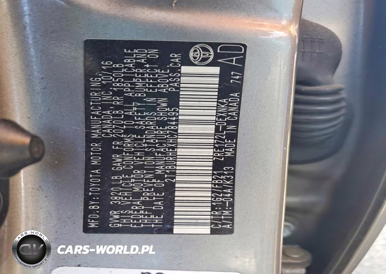 2017 Toyota Corolla Le VIN:2T1BURHEXHC784495 - 13