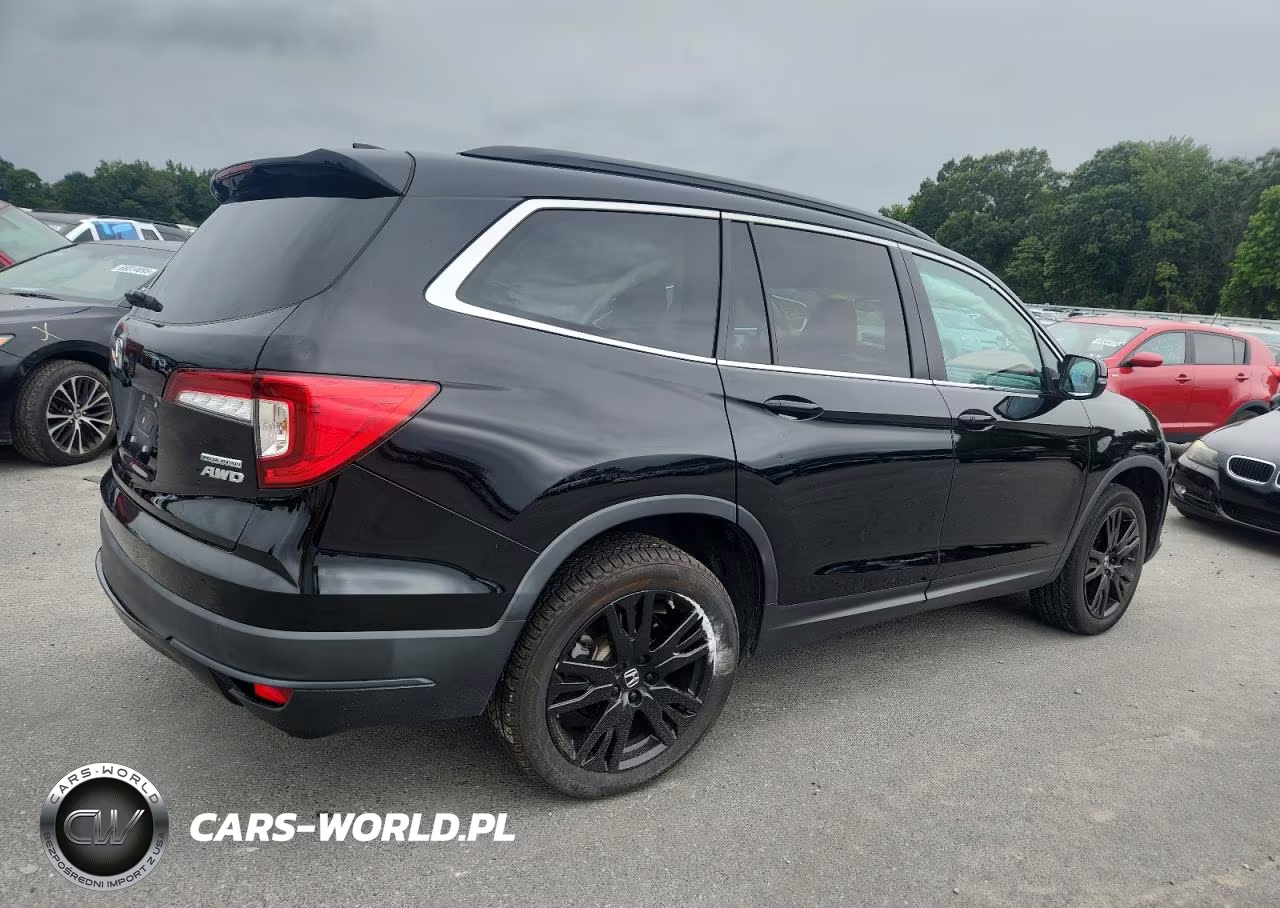 2022 Honda Pilot Se VIN:5FNYF6H24NB014048 - 3