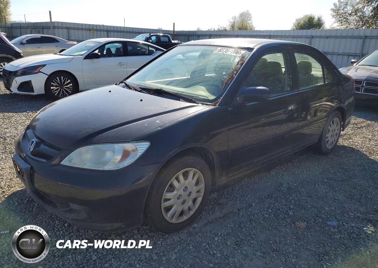 2005 Honda Civic Lx VIN:2HGES16535H520285 - 1