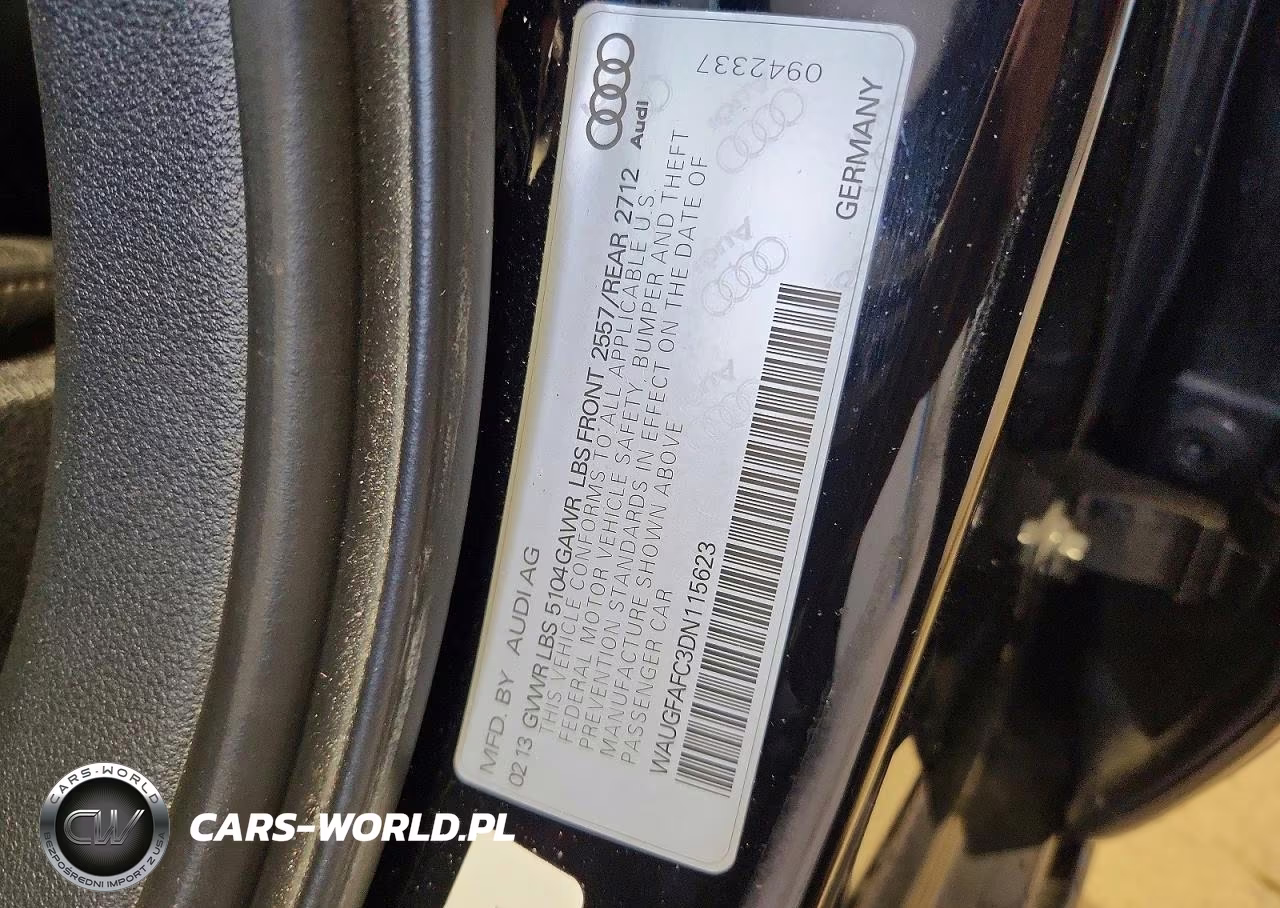 2013 Audi A6 Premium Plus VIN:WAUGFAFC3DN115623 - 12