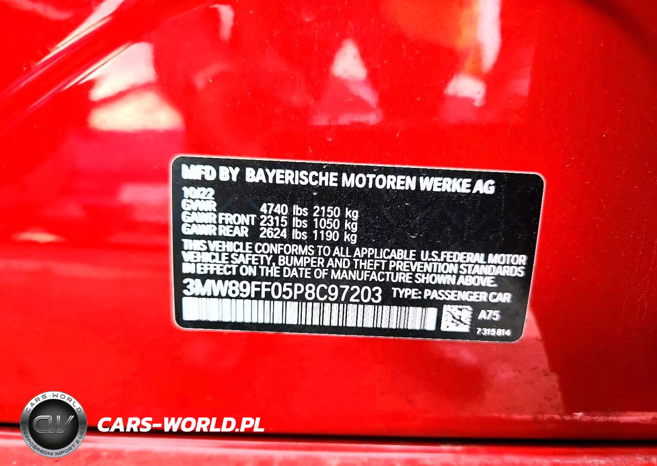 2023 BMW 330Xi VIN:3MW89FF05P8C97203 - 12