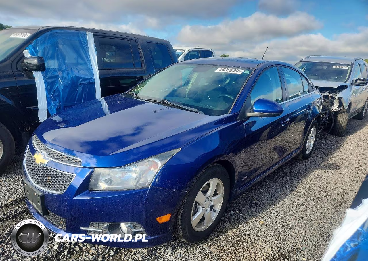 2013 Chevrolet Cruze Lt VIN:1G1PC5SB4D7305637 - 1