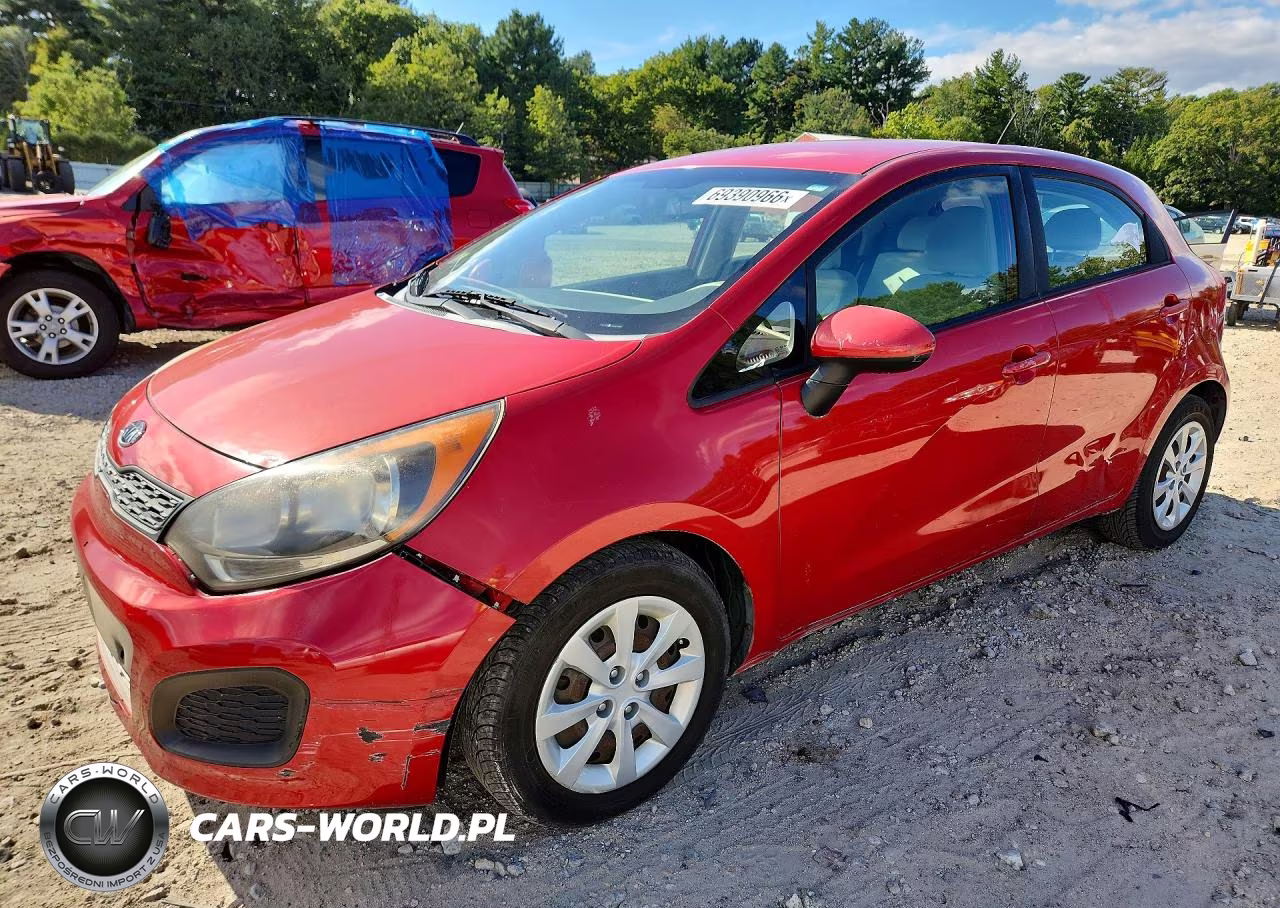 2012 Kia Rio Lx VIN:KNADM5A31C6013981 - 1