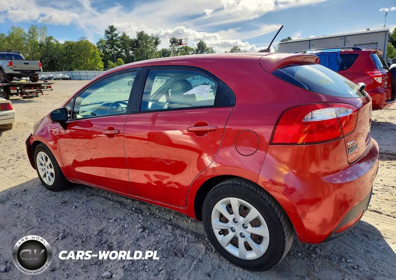 2012 Kia Rio Lx VIN:KNADM5A31C6013981 - 2