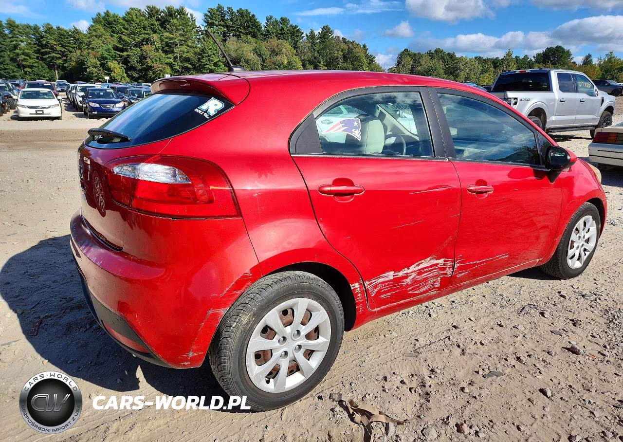2012 Kia Rio Lx VIN:KNADM5A31C6013981 - 3