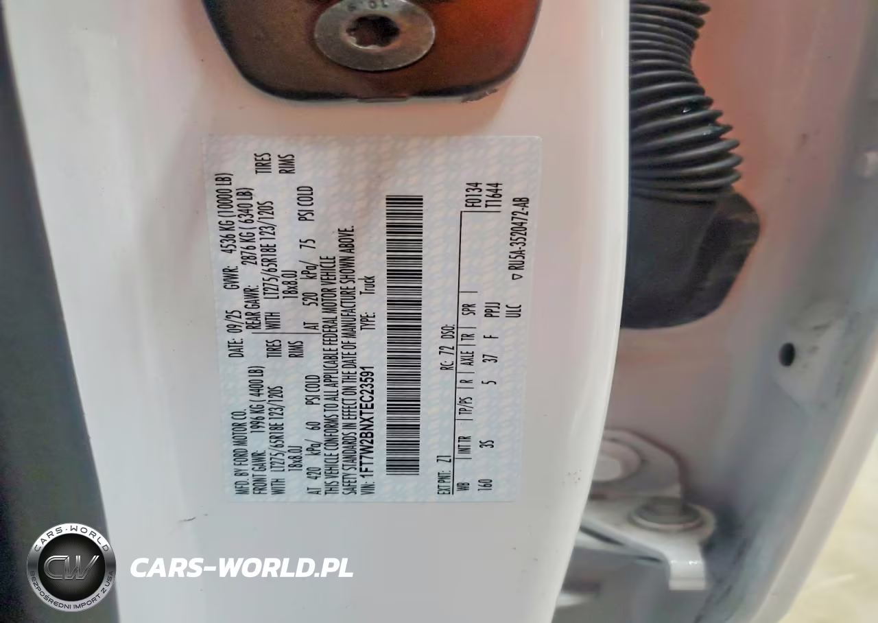 2026 Ford F250 Super Duty VIN:1FT7W2BNXTEC23591 - 13