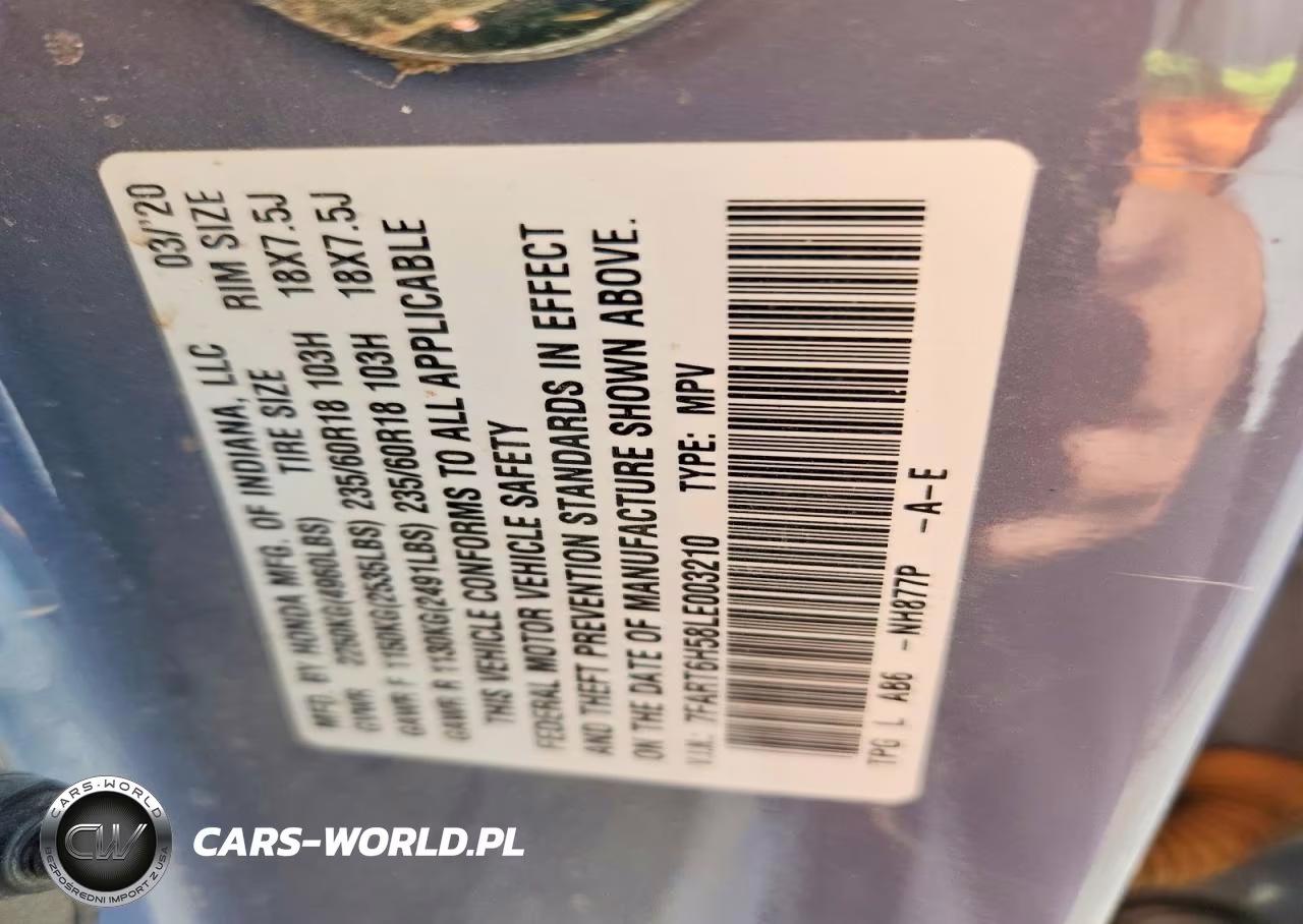 2020 Honda Cr-V Ex VIN:7FART6H58LE003210 - 13
