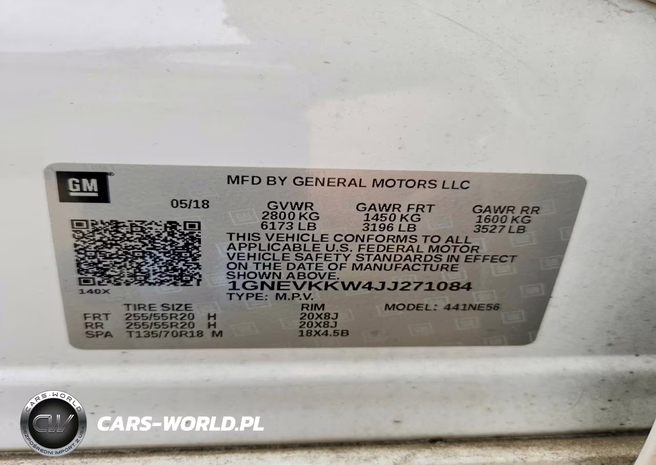 2018 Chevrolet Traverse High Country VIN:1GNEVKKW4JJ271084 - 13