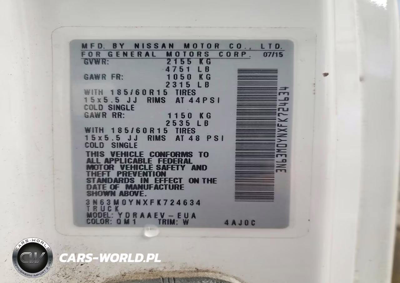 2015 Chevrolet City Express Ls VIN:3N63M0YNXFK724634 - 13