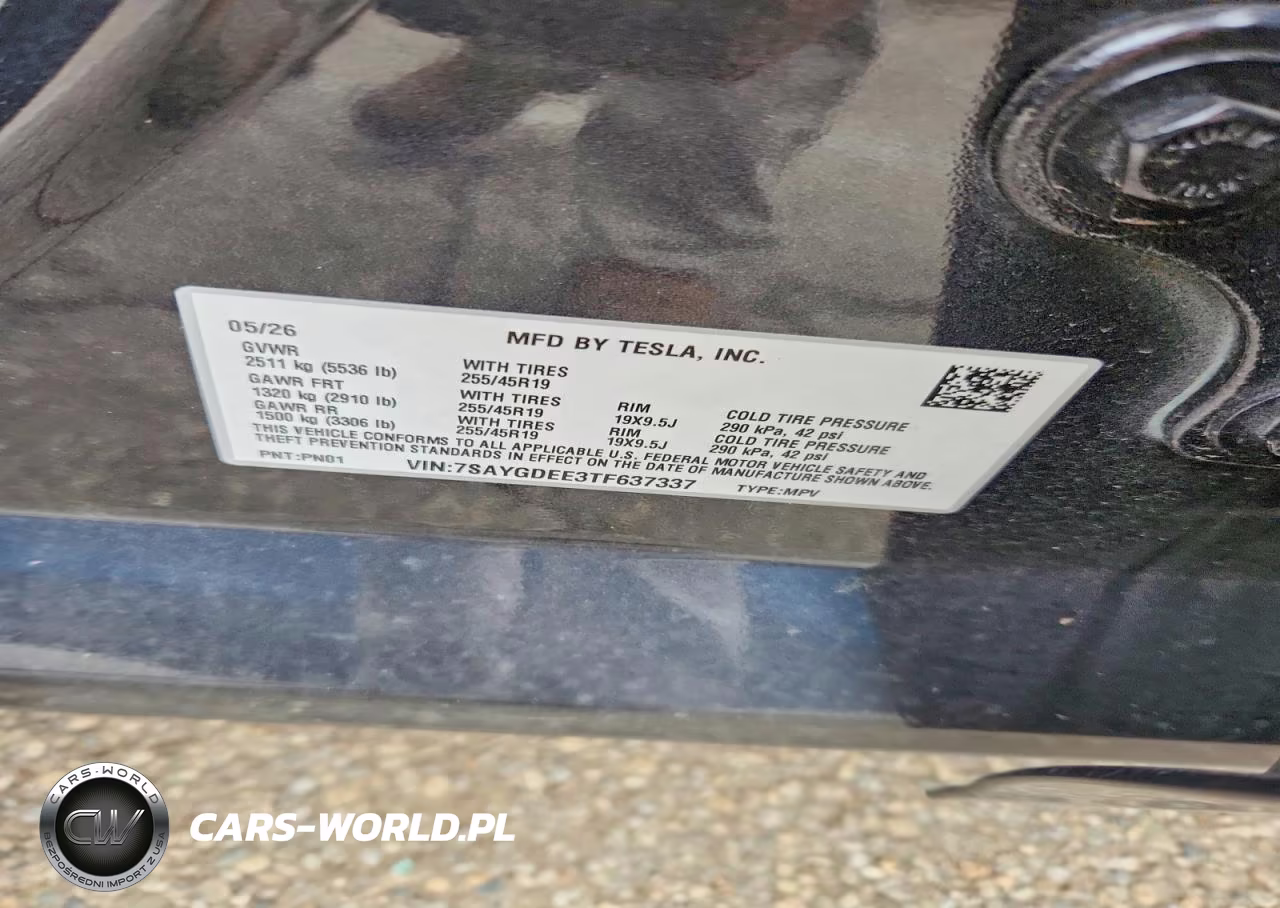 2026 Tesla Model Y VIN:7SAYGDEE3TF637337 - 12