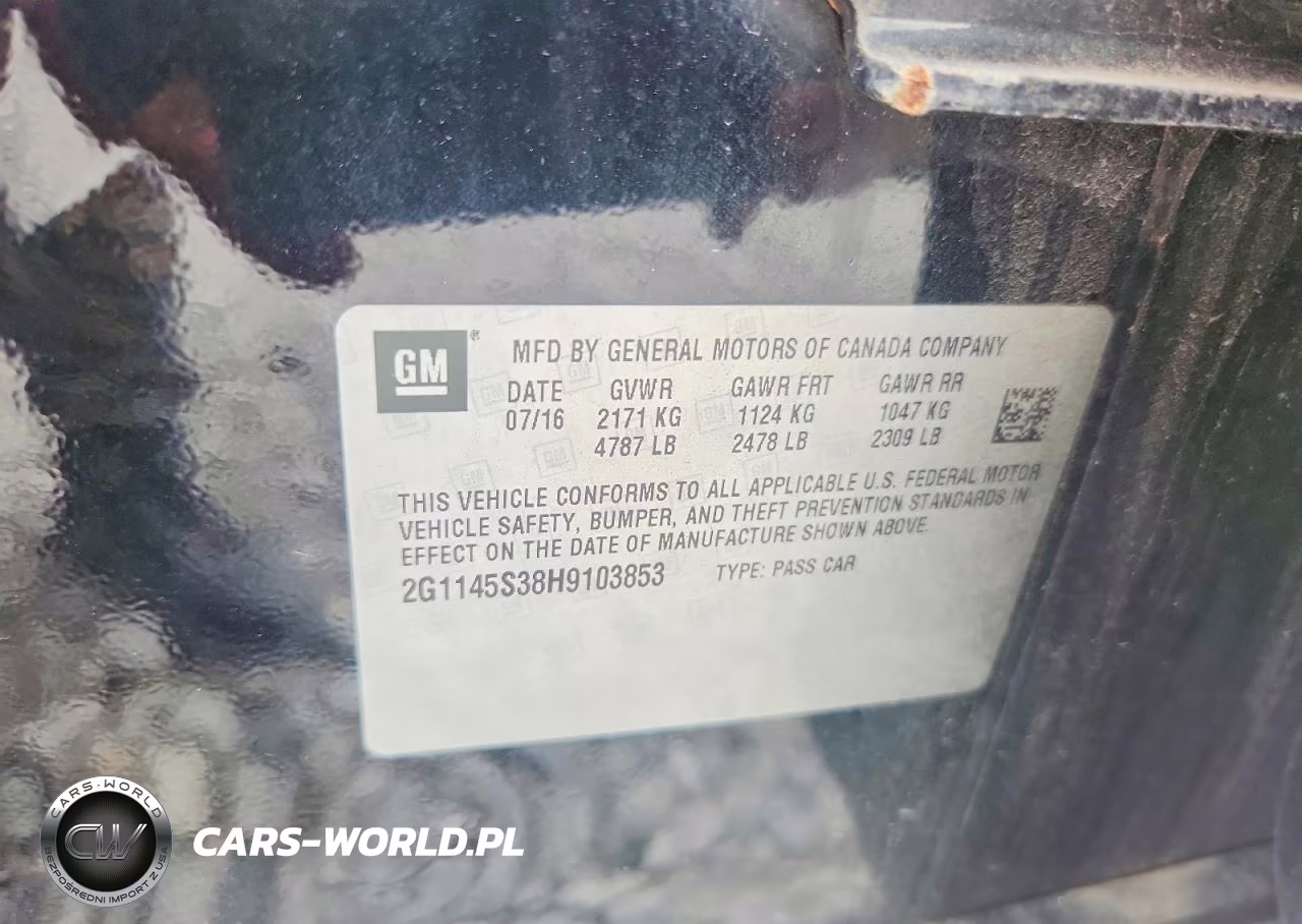 2017 Chevrolet Impala Premier VIN:2G1145S38H9103853 - 12