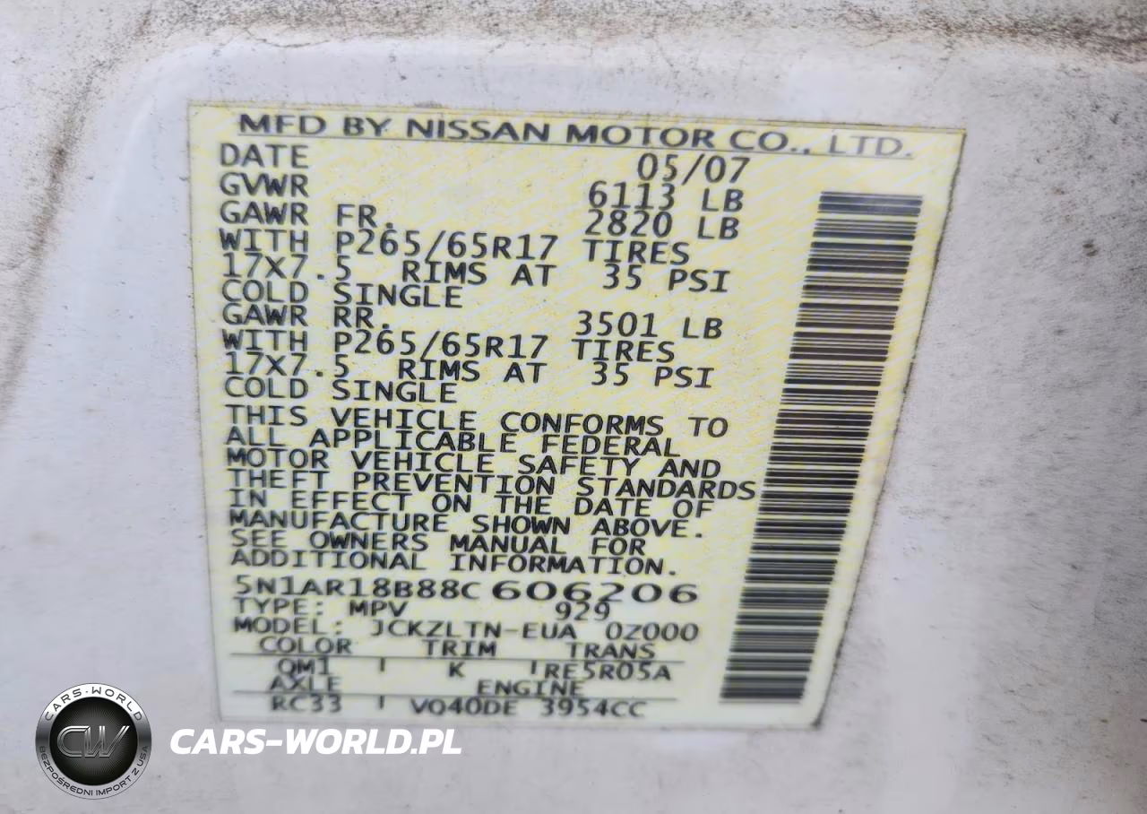 2008 Nissan Pathfinder S VIN:5N1AR18B88C606206 - 13