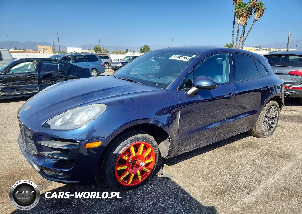 2015 Porsche Macan Turbo VIN:WP1AF2A51FLB92415 - 1