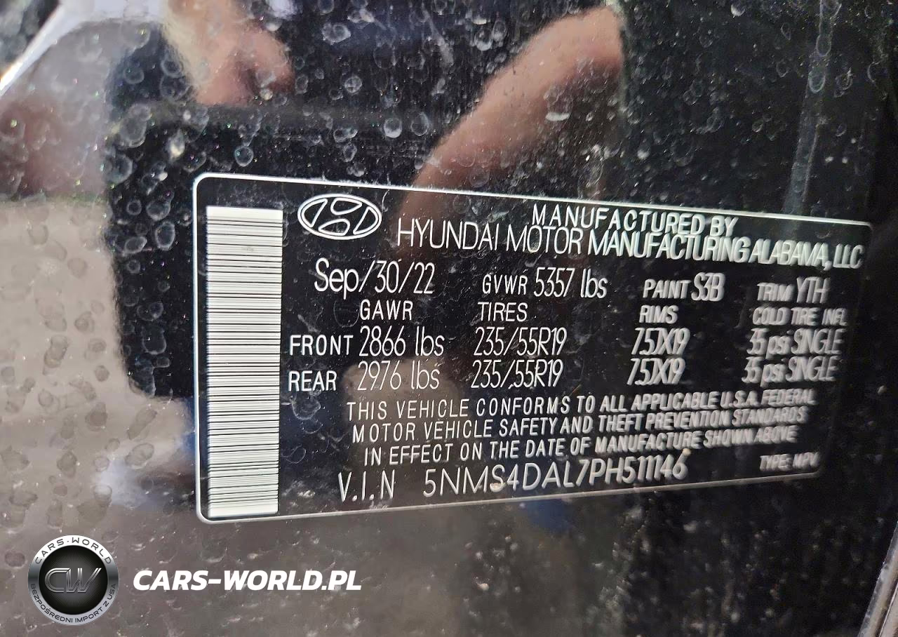 2023 Hyundai Santa Fe Limited VIN:5NMS4DAL7PH511146 - 14
