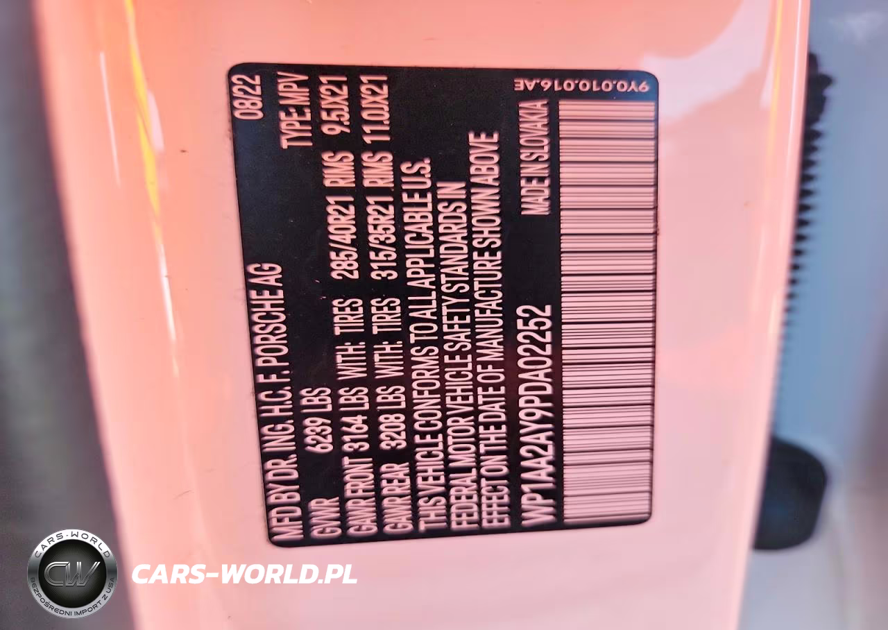 2023 Porsche Cayenne Base VIN:WP1AA2AY9PDA02252 - 14