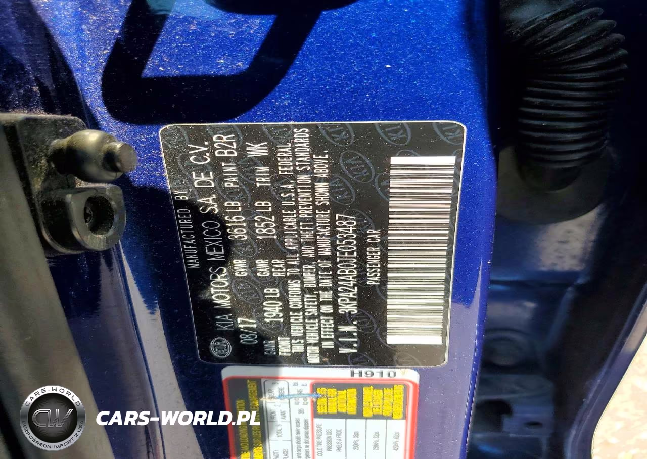 2018 Kia Rio S VIN:3KPA24AB0JE053487 - 12