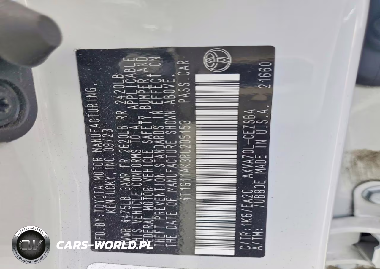 2024 Toyota Camry Se VIN:4T1G11AK3RU205153 - 12