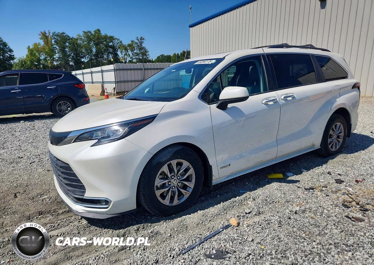 2021 Toyota Sienna Xle VIN:5TDYRKEC9MS019690 - 1