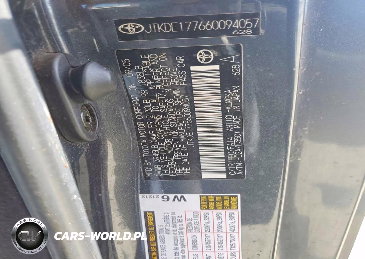 2006 Scion Tc Base VIN:JTKDE177660094057 - 12