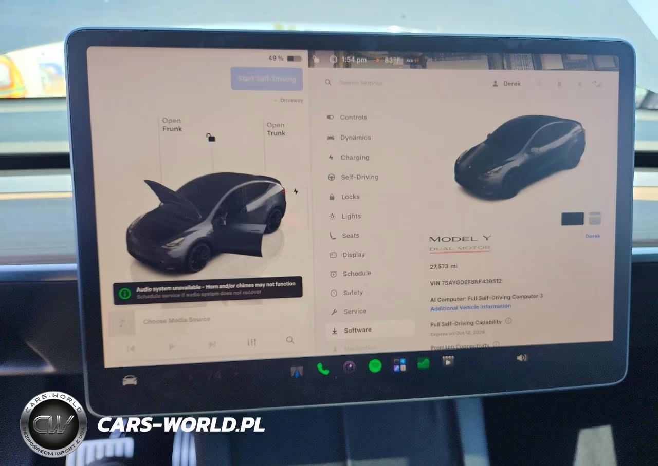 2022 Tesla Model Y VIN:7SAYGDEF8NF439512 - 9