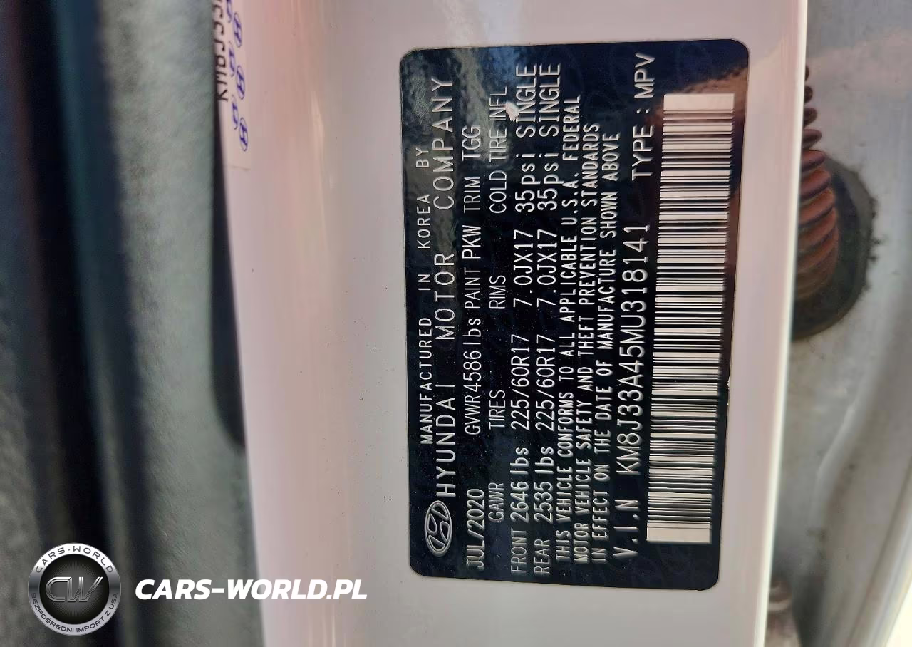 2021 Hyundai Tucson Value VIN:KM8J33A45MU318141 - 13