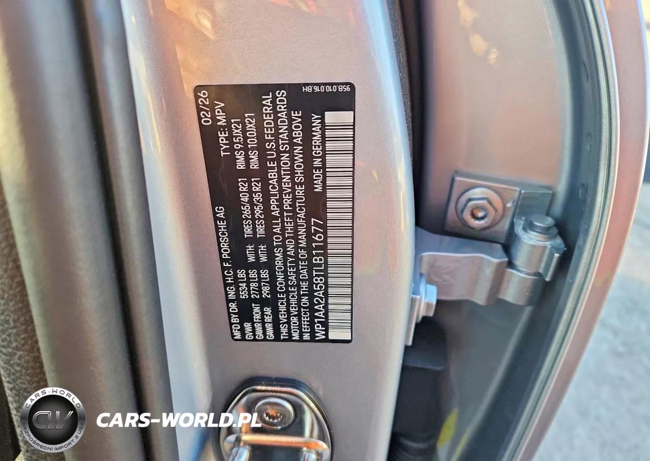 2026 Porsche Macan Base VIN:WP1AA2A58TLB11677 - 14