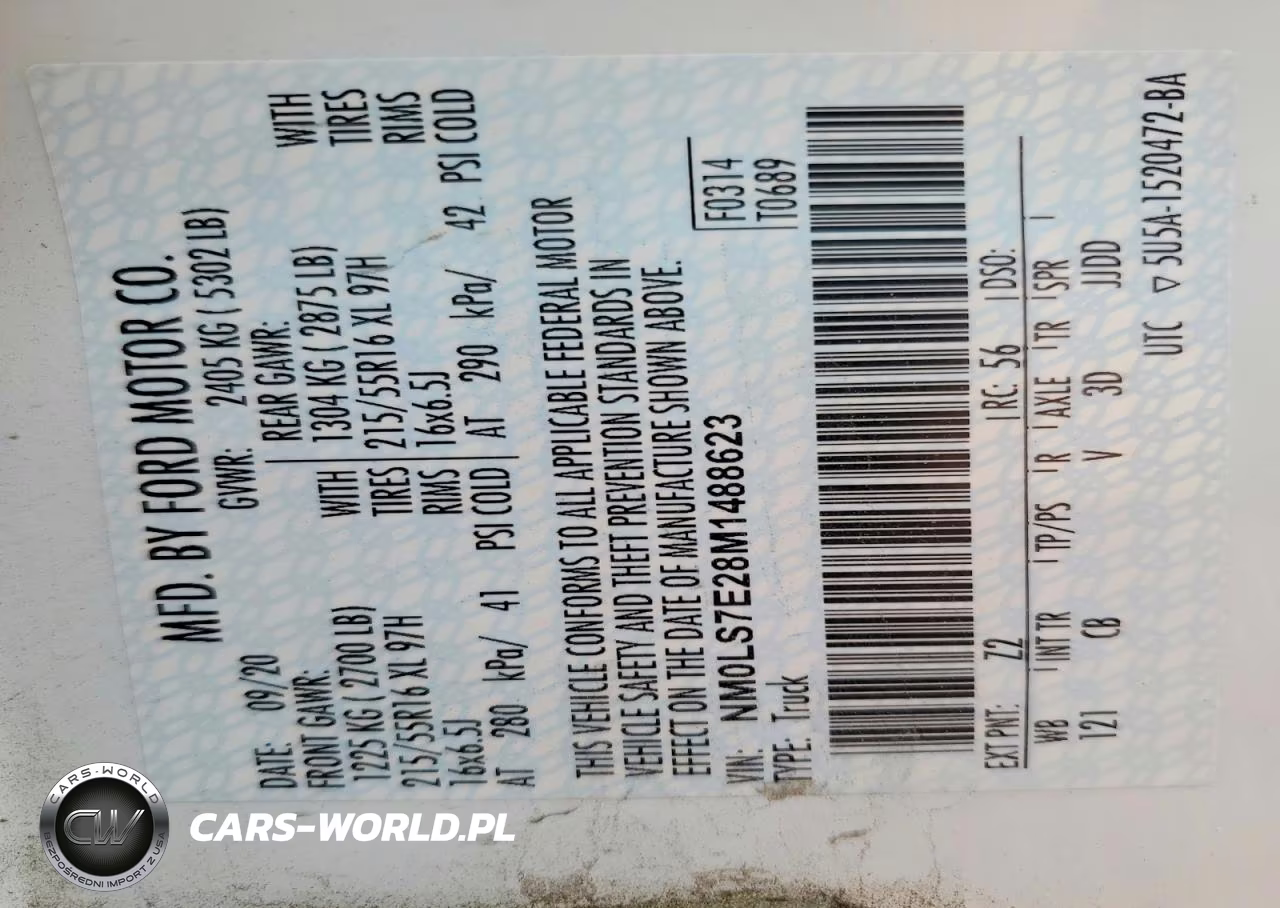 2021 Ford Transit Connect Xl Delivery Van VIN:NM0LS7E28M1488623 - 13