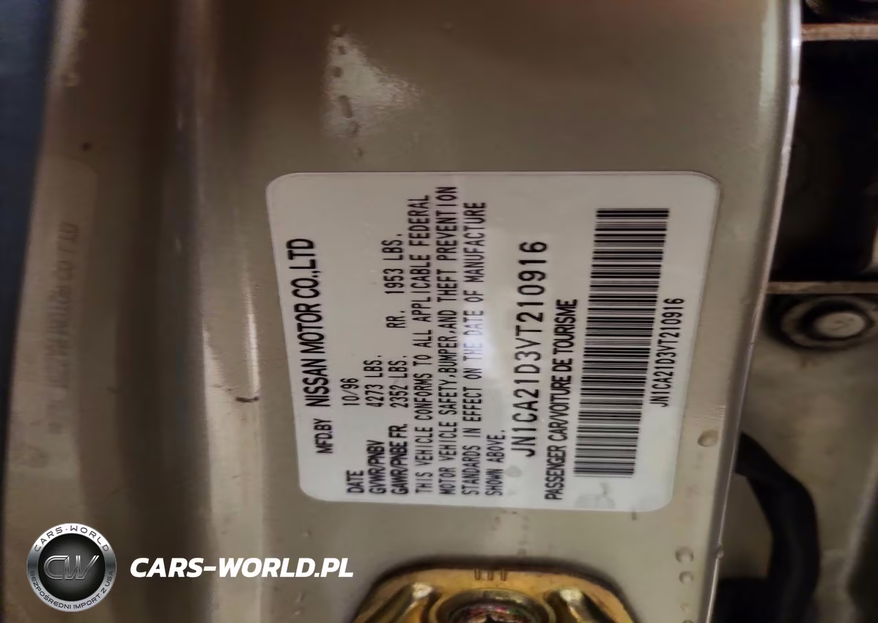 1997 Nissan Maxima Gxe VIN:JN1CA21D3VT210916 - 12
