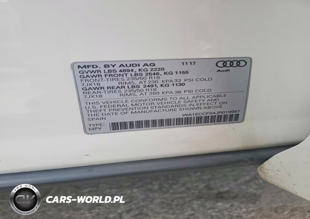 2018 Audi Q3 Premium VIN:WA1ECCFS4JR019987 - 13