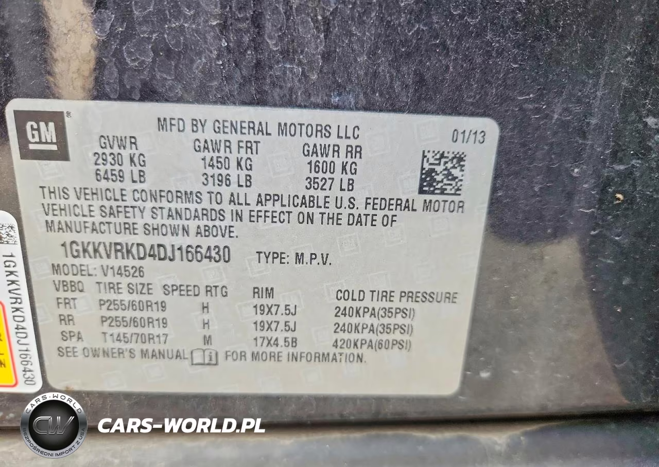 2013 GMC Acadia Slt-1 VIN:1GKKVRKD4DJ166430 - 13