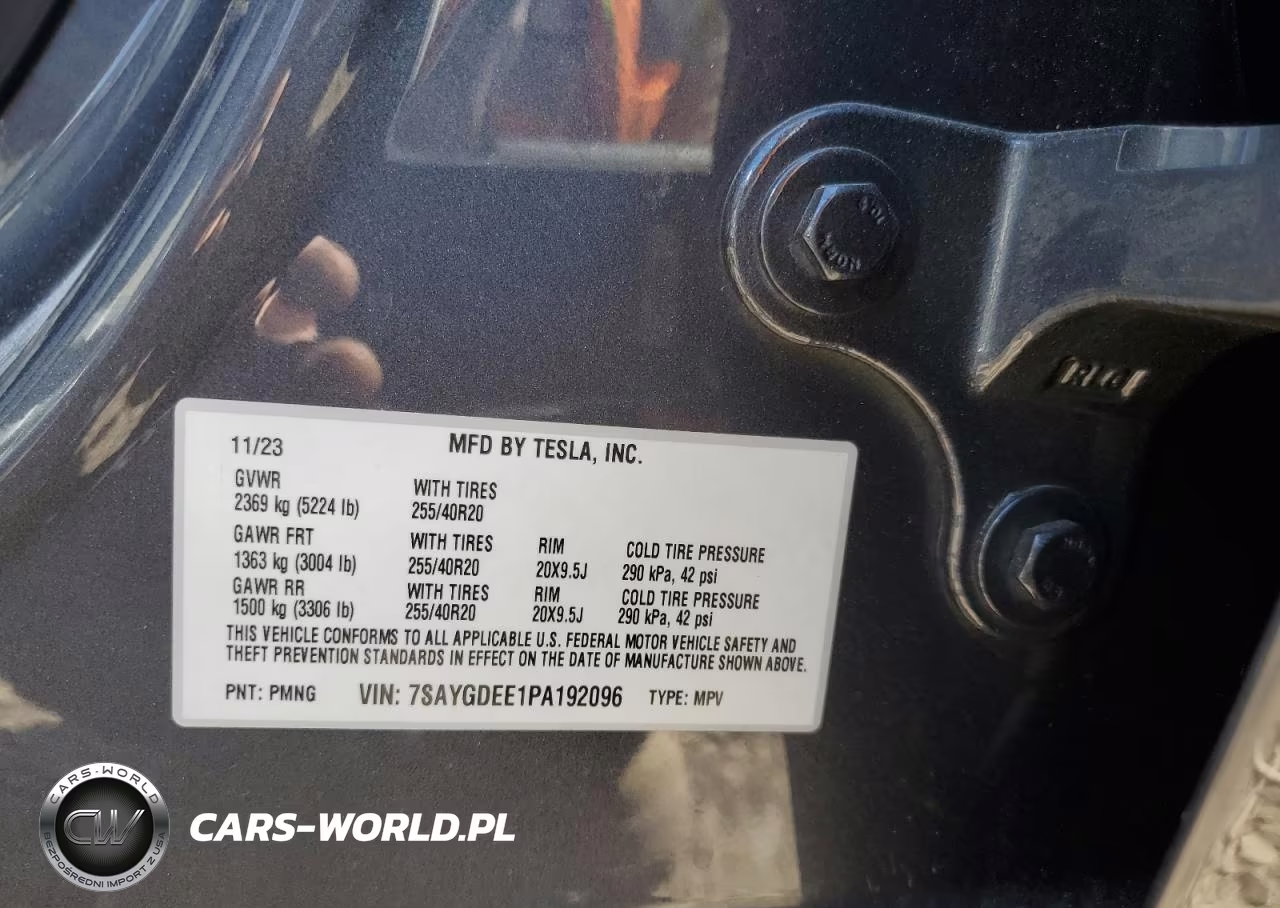 2023 Tesla Model Y VIN:7SAYGDEE1PA192096 - 14