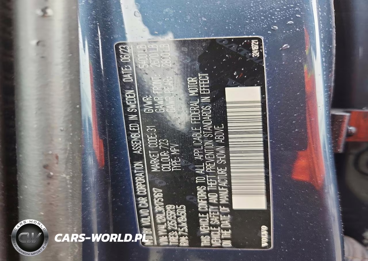 2024 Volvo Xc60 Plus VIN:YV4L12RL3R1751617 - 13