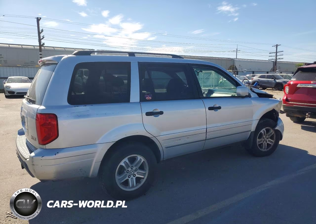 2005 Honda Pilot Exl VIN:2HKYF18595H531330 - 3