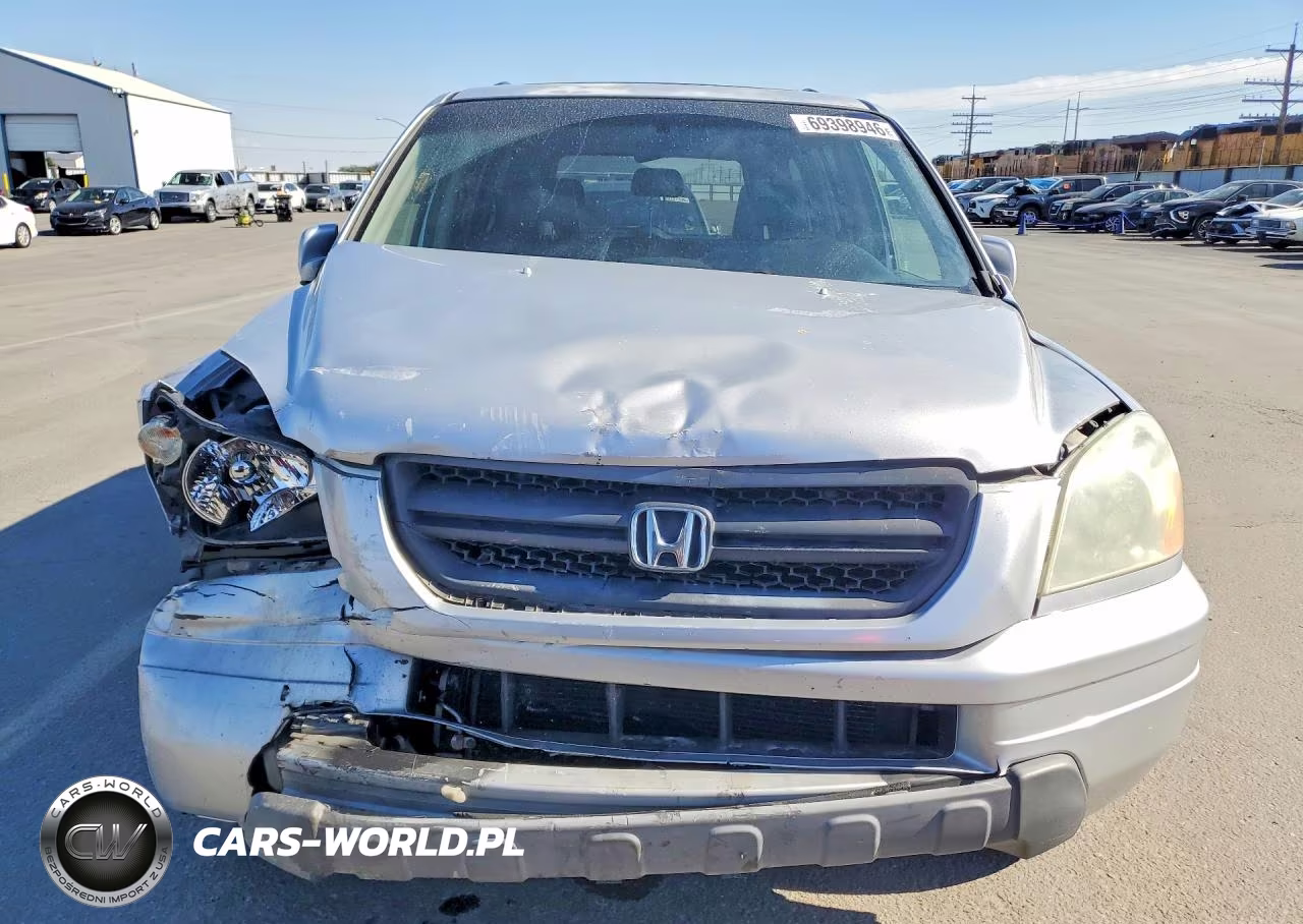 2005 Honda Pilot Exl VIN:2HKYF18595H531330 - 5