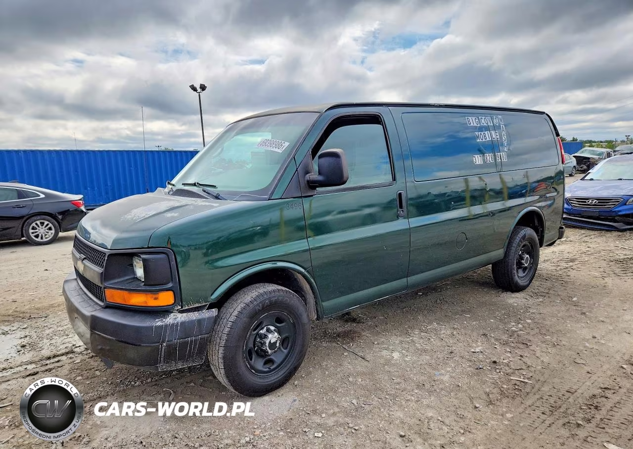 2010 Chevrolet Express 3500 Cargo Delivery Van VIN:1GC2GTBA9A1177380 - 1