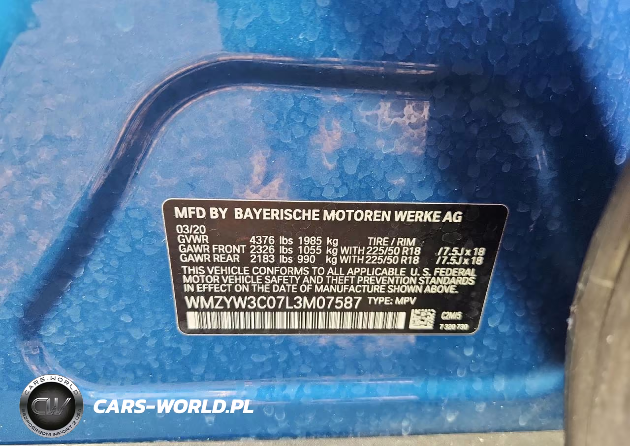 2020 Mini Cooper Countryman VIN:WMZYW3C07L3M07587 - 12