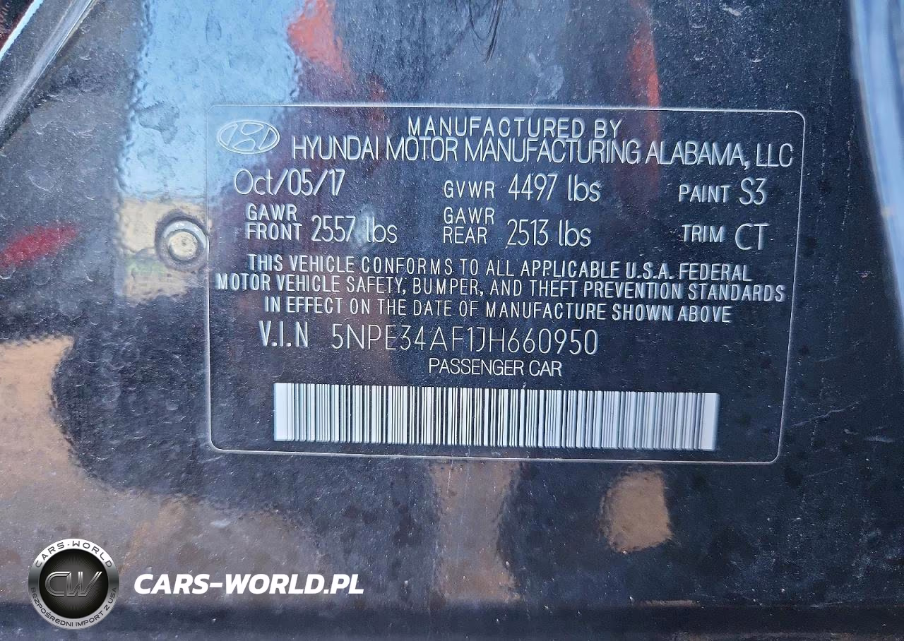 2018 Hyundai Sonata Sel VIN:5NPE34AF1JH660950 - 12