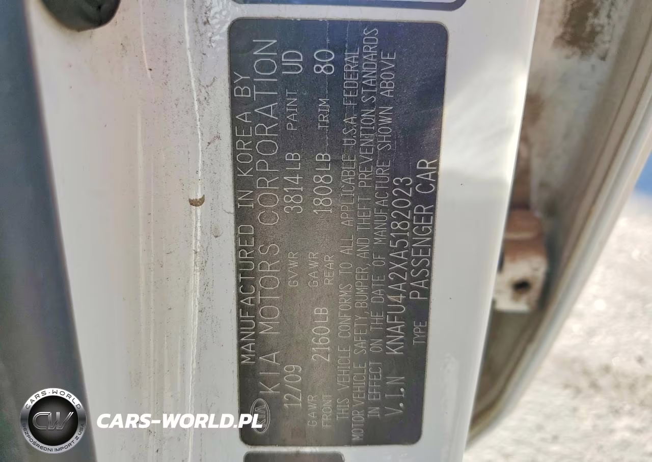 2010 Kia Forte Ex VIN:KNAFU4A2XA5182023 - 12